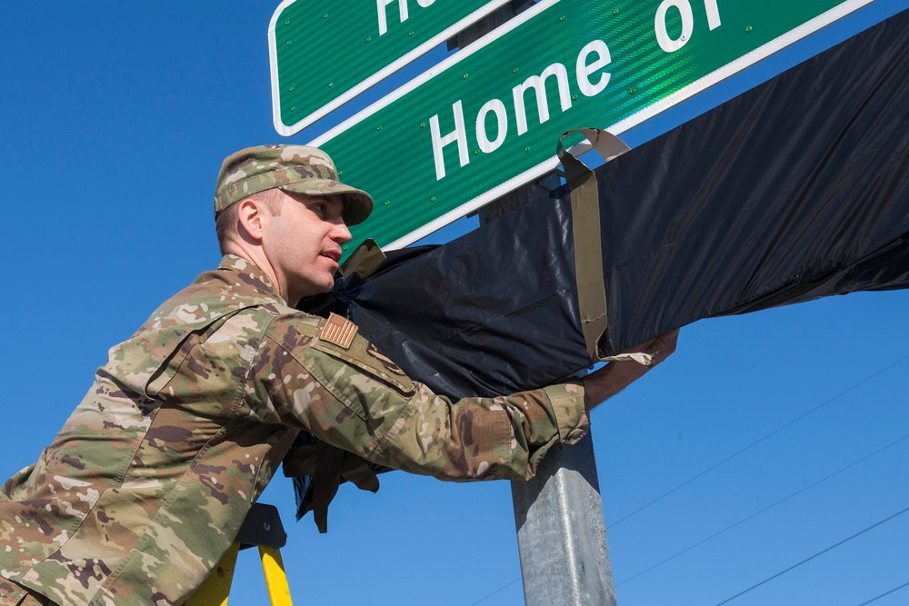 354th FW personnel celebrate F-35 arrival