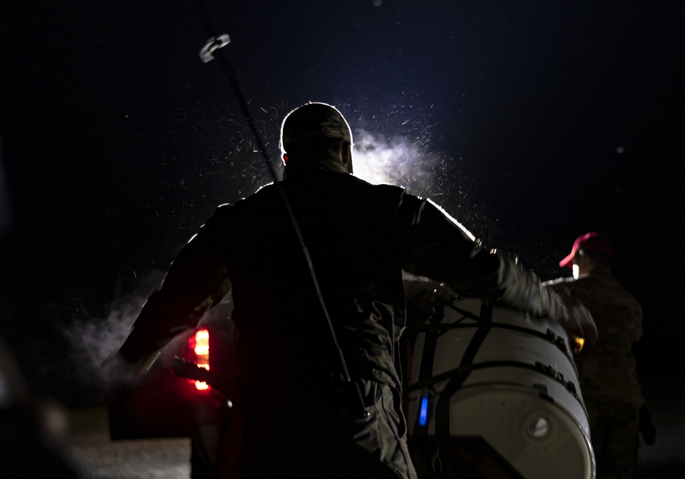 ADSB recovers cargo during training