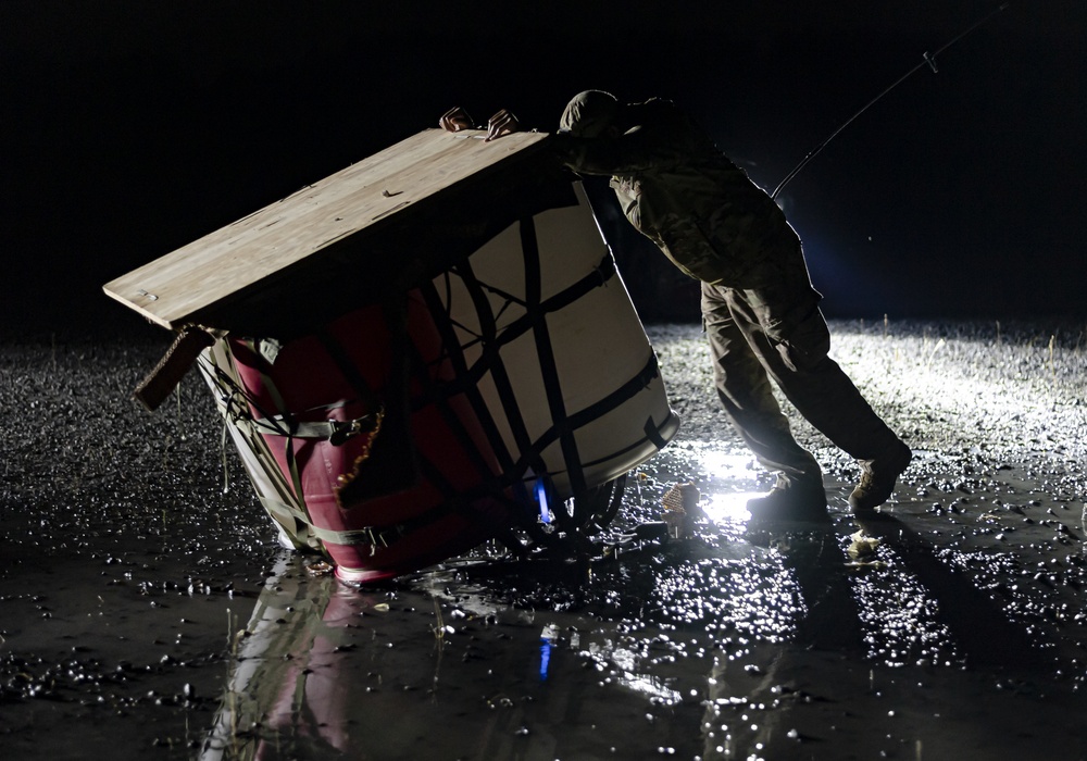 ADSB recovers cargo during training