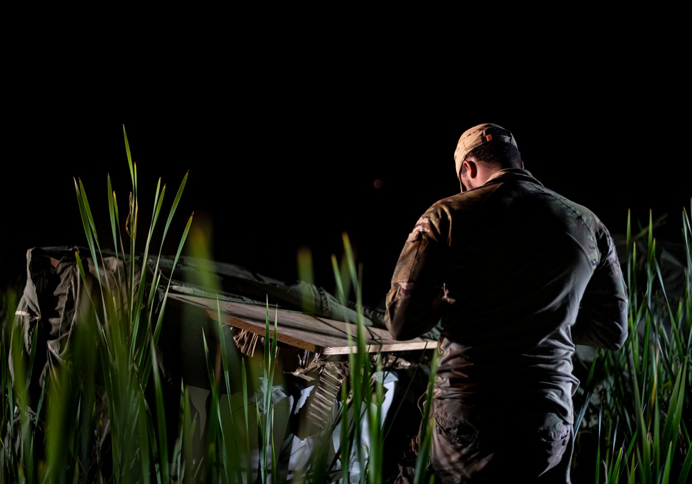 ADSB recovers cargo during training