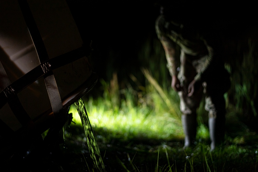 ADSB recovers cargo during training