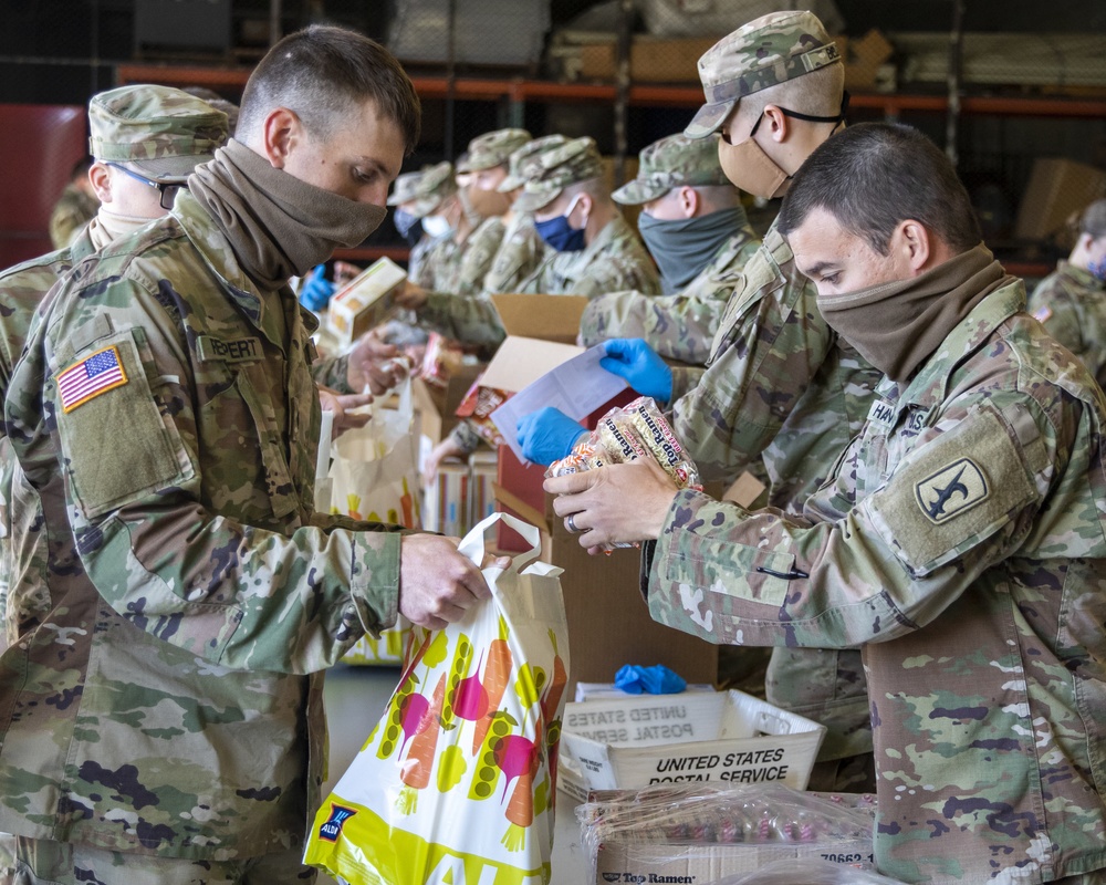 Nebraska National Guard supports food bank operations