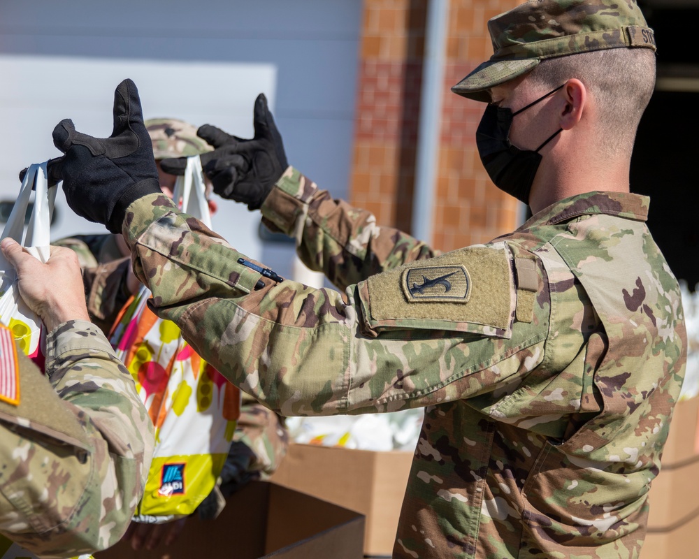 Nebraska National Guard supports food bank operations