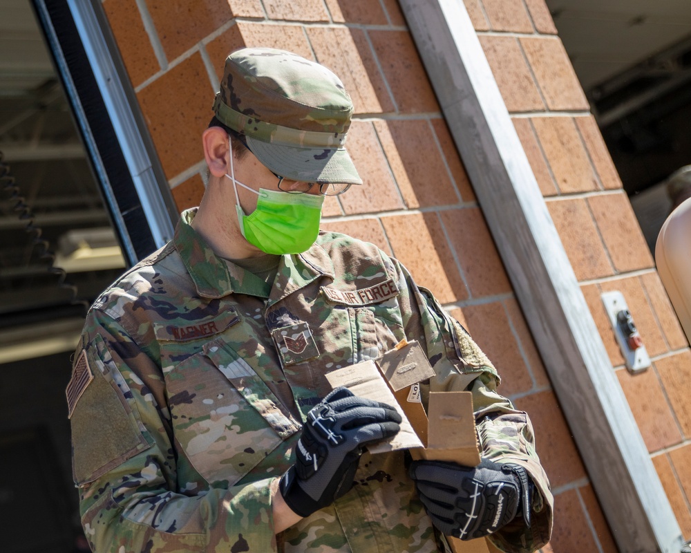 Nebraska National Guard supports food bank operations