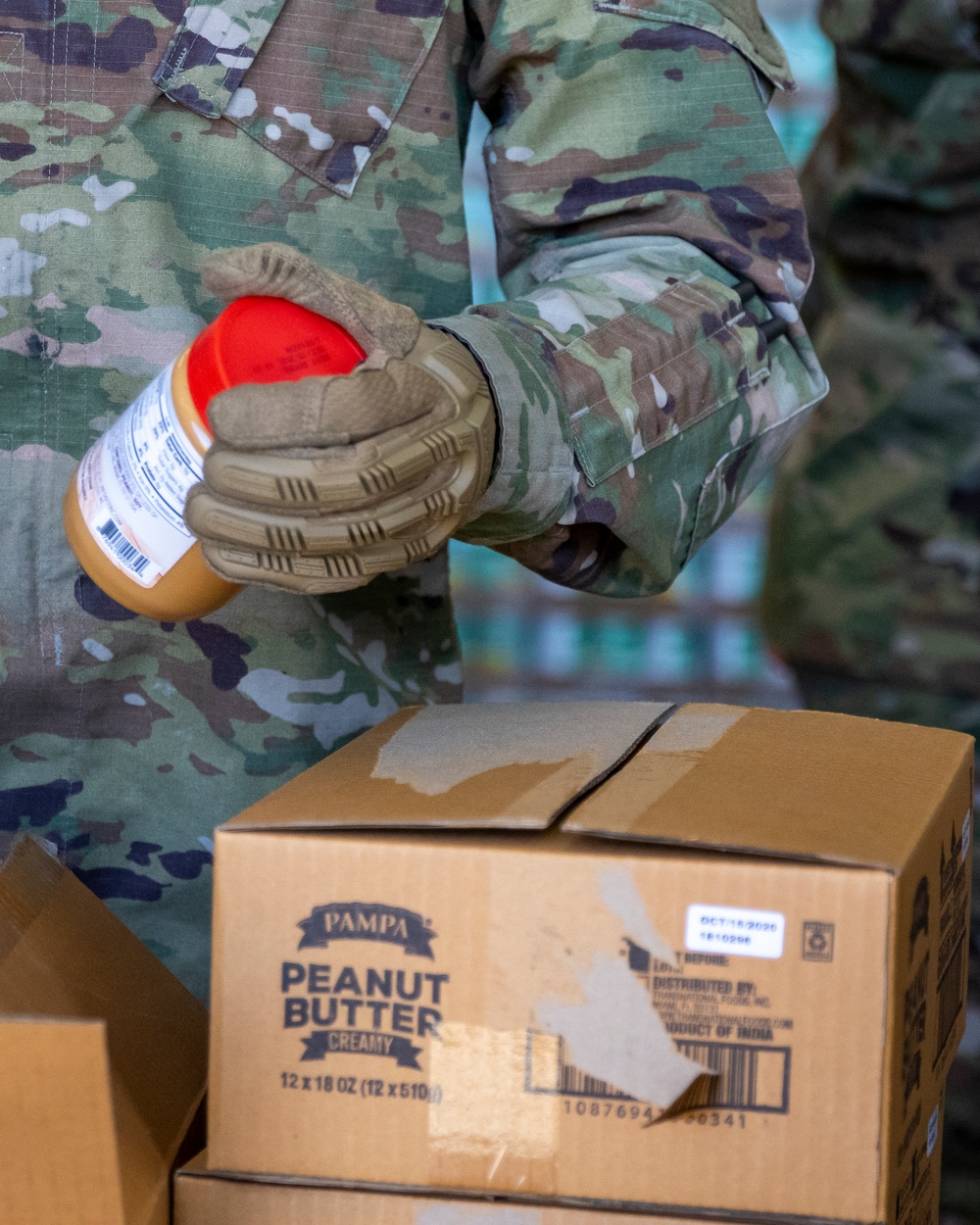 Nebraska National Guard supports food bank operations