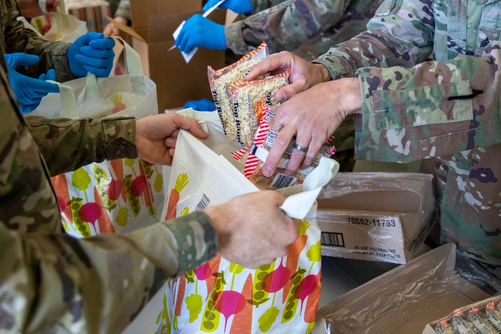 Nebraska National Guard supports food bank operations