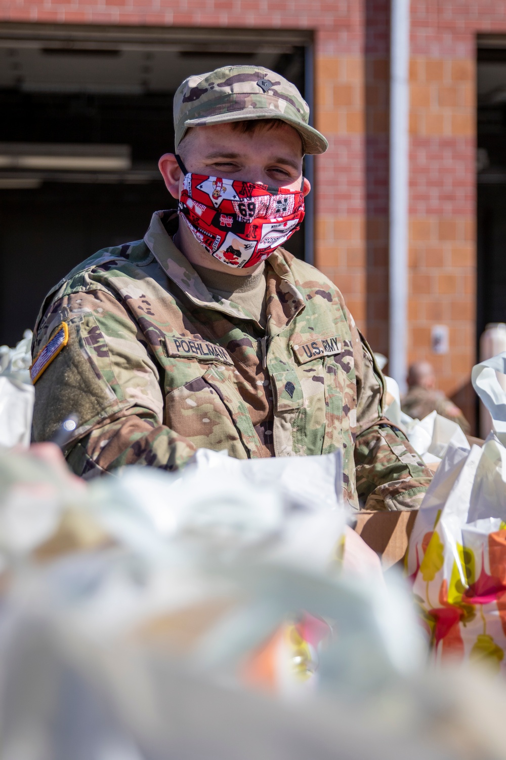 Nebraska National Guard supports food bank operations