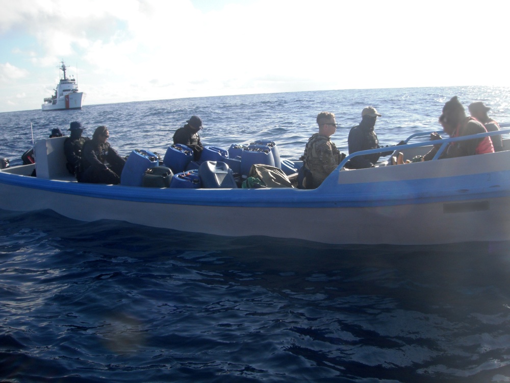 Coast Guard Cutter Steadfast interdicts suspected smuggling boat, $21.5M worth of cocaine seized