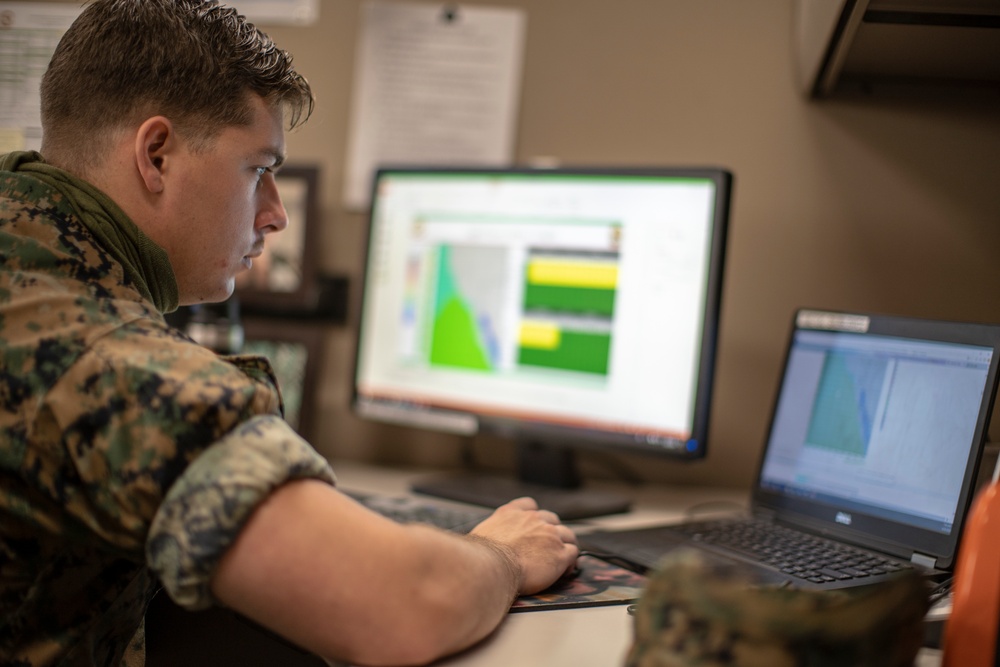 1st Intel Battalion Marines Generate Weather Forecast