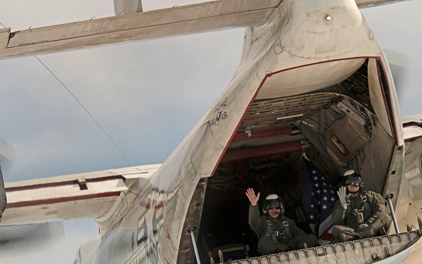 “Old Girl” takes a victory lap as VX-20 sunsets the C-2A Greyhound