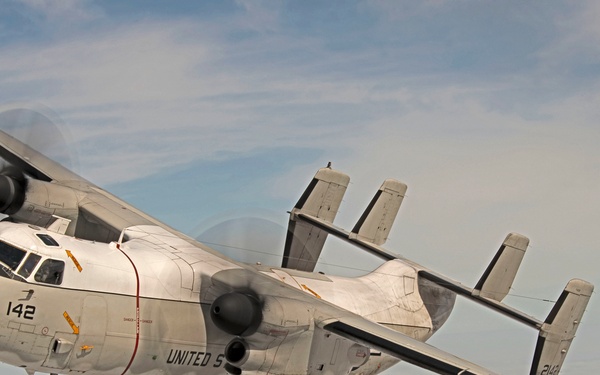 “Old Girl” takes a victory lap as VX-20 sunsets the C-2A Greyhound