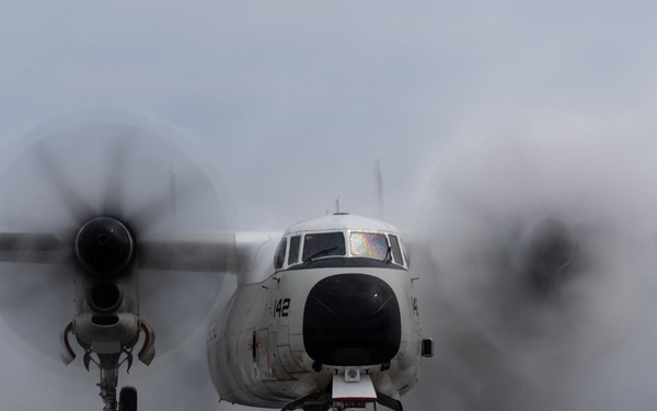 “Old Girl” takes a victory lap as VX-20 sunsets the C-2A Greyhound
