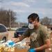 Nebraska Soldiers support food bank operations in David City