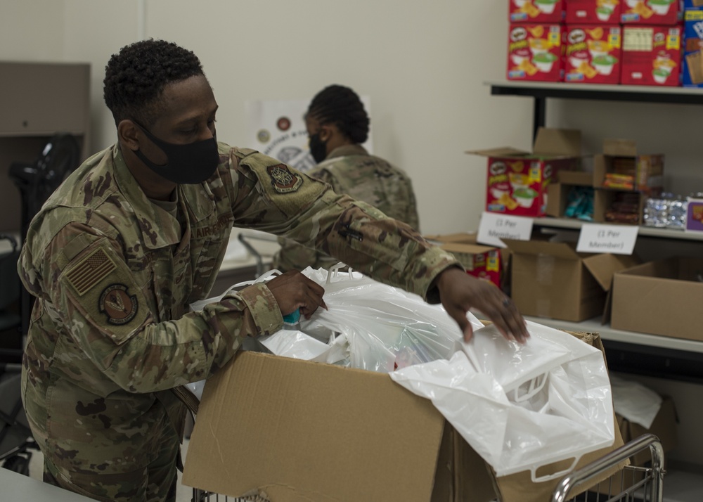 MacDill MFRC, first sergeants deliver care packages to returning deployers