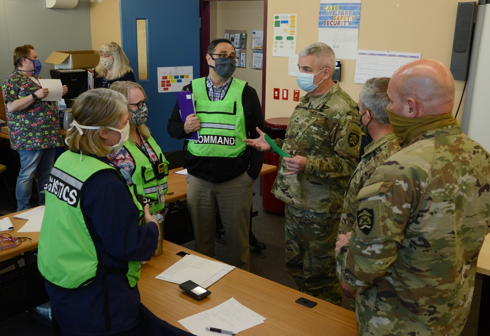 Warm Springs leaders, Oregon National Guard discuss COVID-19 support