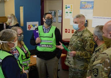 Warm Springs leaders, Oregon National Guard discuss COVID-19 support