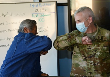 Warm Springs leaders, Oregon National Guard discuss COVID-19 support
