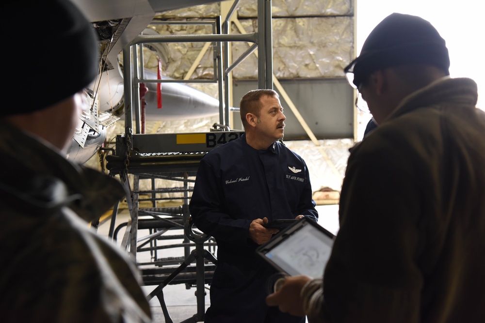 Col Friedel gets his hands dirty