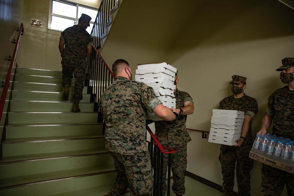 A Little Cheesy | MCCS delivers ROM Marines pizza