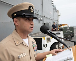 USS BATAAN (LHD 5) Bataan Death March Remembrance Ceremony