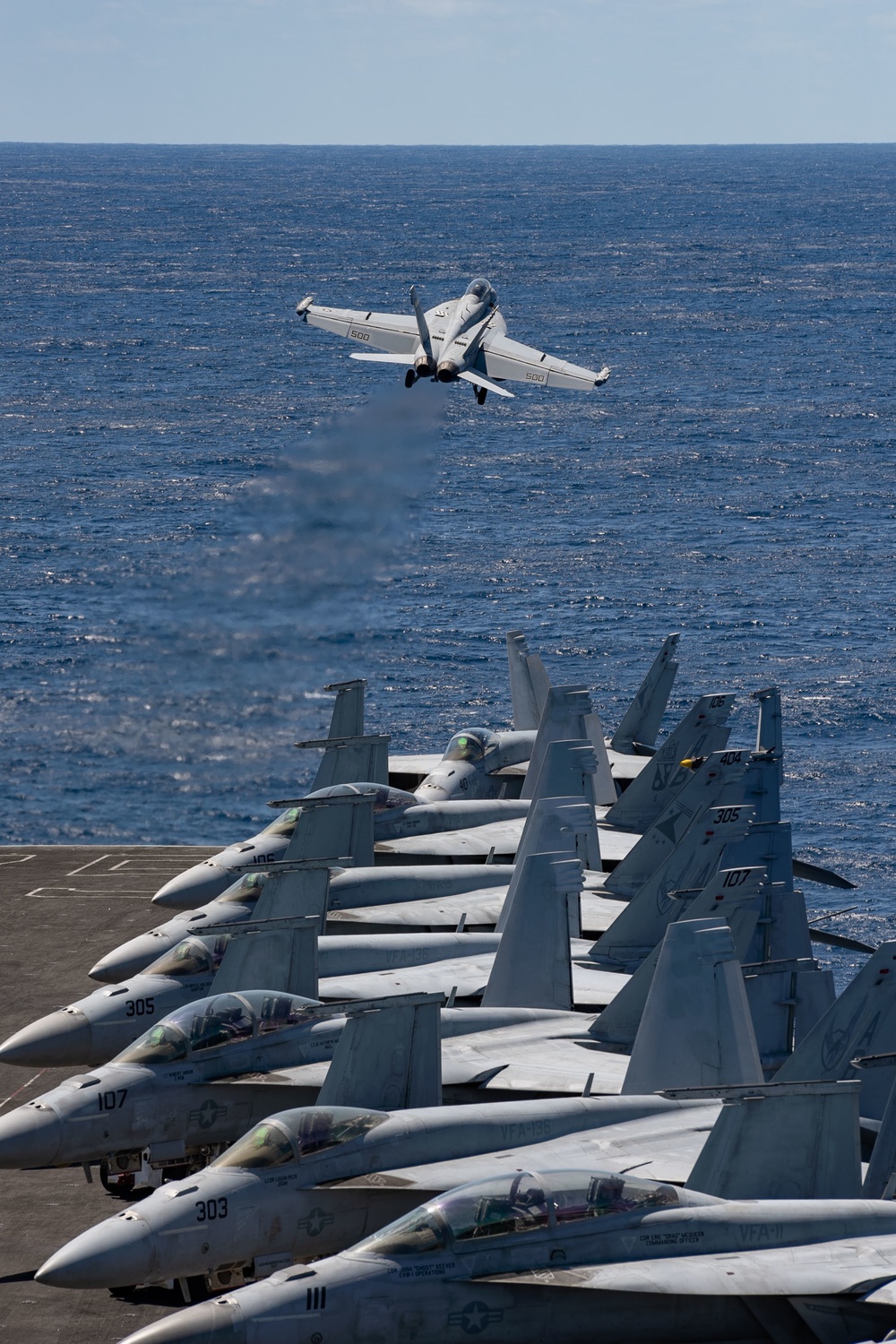 USS Harry S. Truman (CVN 75) transits the Atlantic Ocean