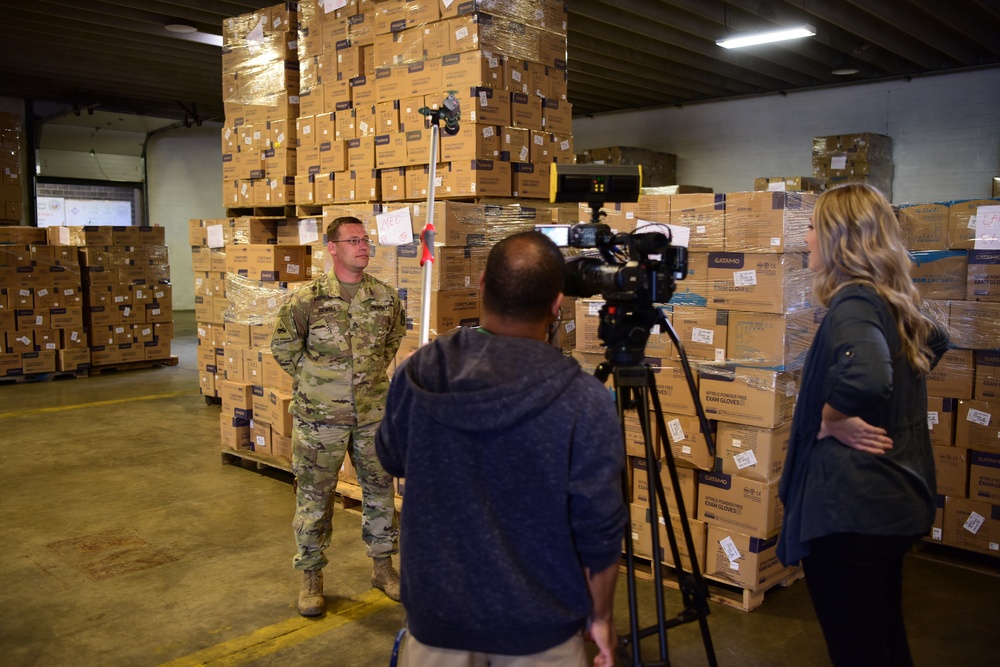 Arkansas reporter covers story about Guardsmen working Covid19 mission