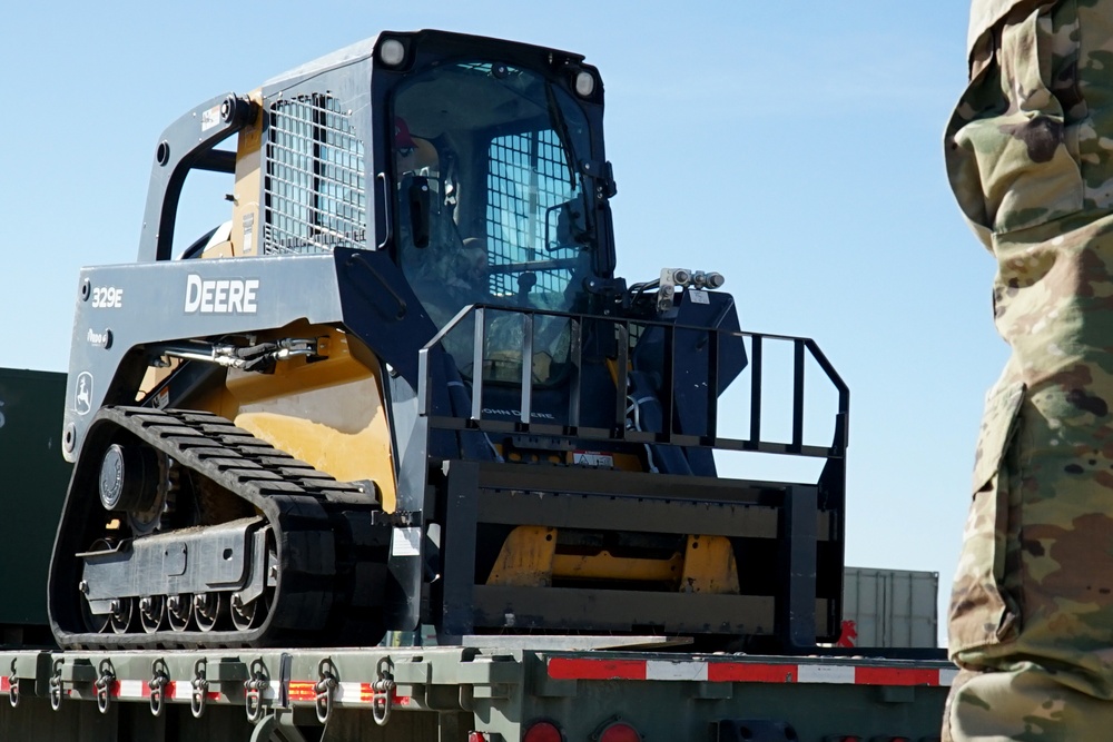 219th RED HORSE Airmen prepare for temporary Metra medical facility