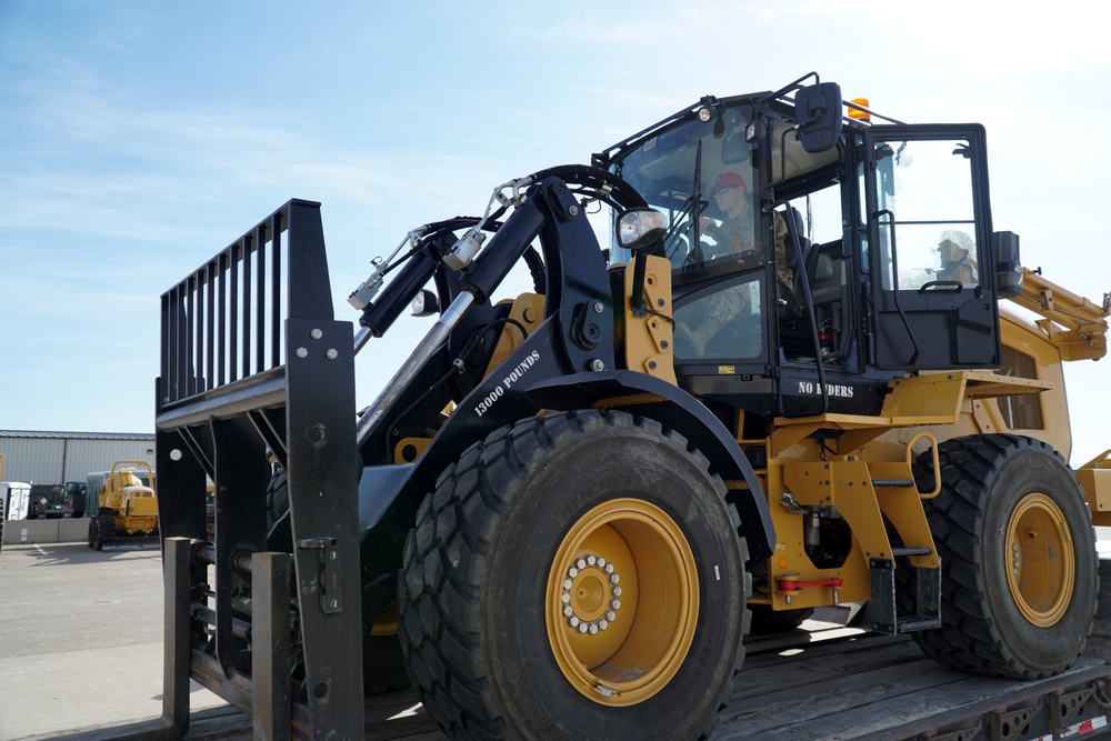 219th RED HORSE Airmen prepare for temporary Metra medical facility