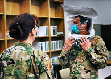 N95 Fit Test for New Mexico Army National Guardsmen