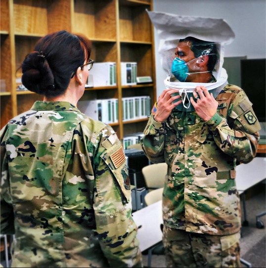 N95 Fit Test for New Mexico Army National Guardsmen