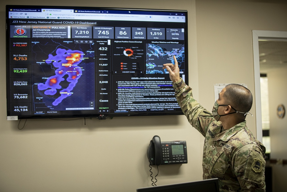 New Jersey’s Joint Operations Center coordinates COVID-19 response