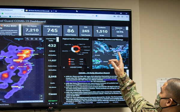New Jersey’s Joint Operations Center coordinates COVID-19 response