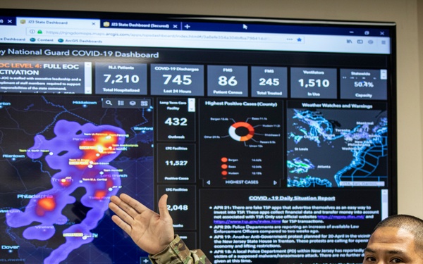 New Jersey’s Joint Operations Center coordinates COVID-19 response