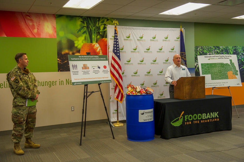 Nebraska Guard supports food bank operations in Omaha