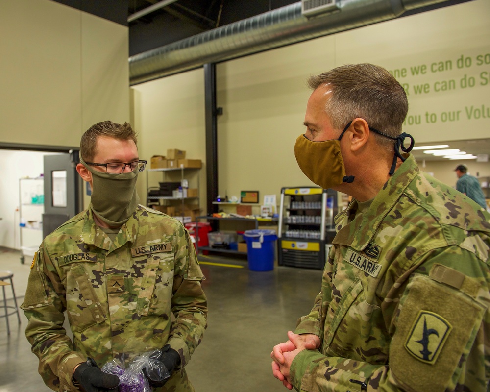 Nebraska Guard supports food bank operations in Omaha