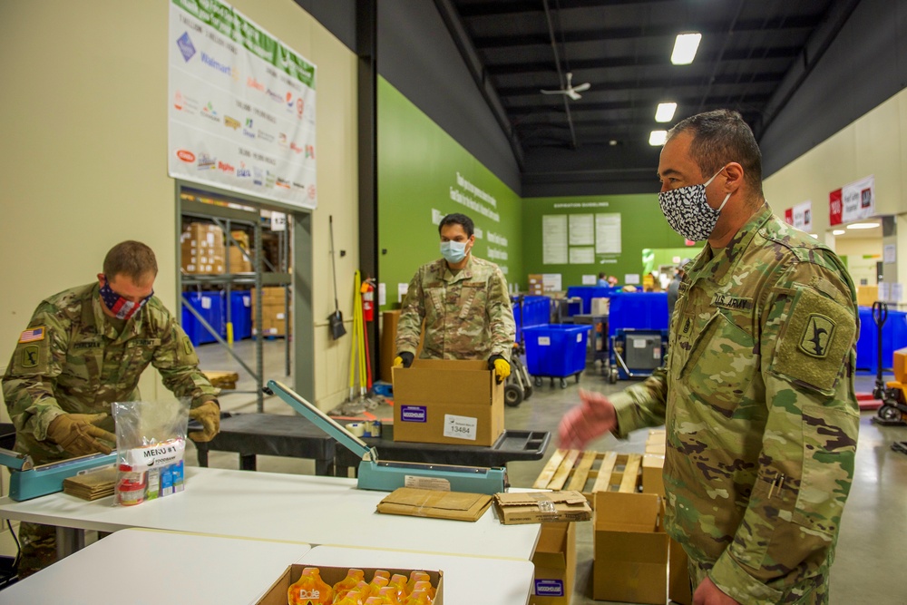 Nebraska Guard supports food bank operations in Omaha