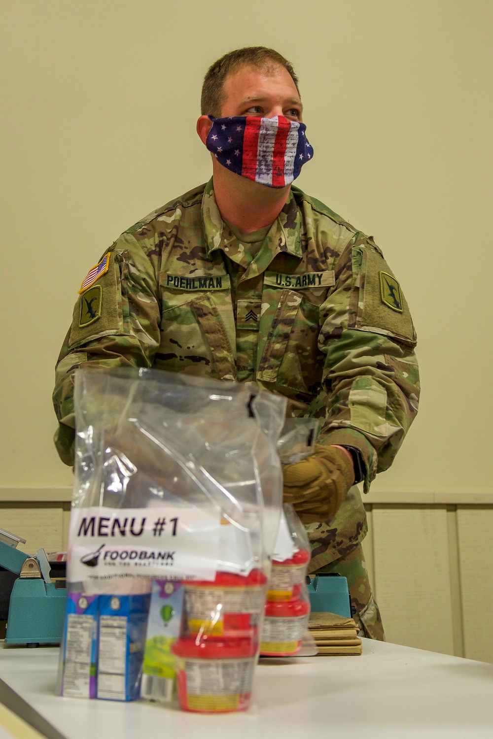 Nebraska Guard supports food bank operations in Omaha