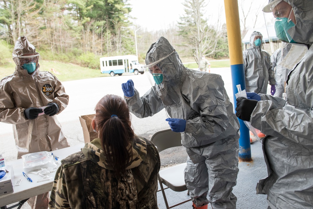 W.Va. Guard tests hospital staff