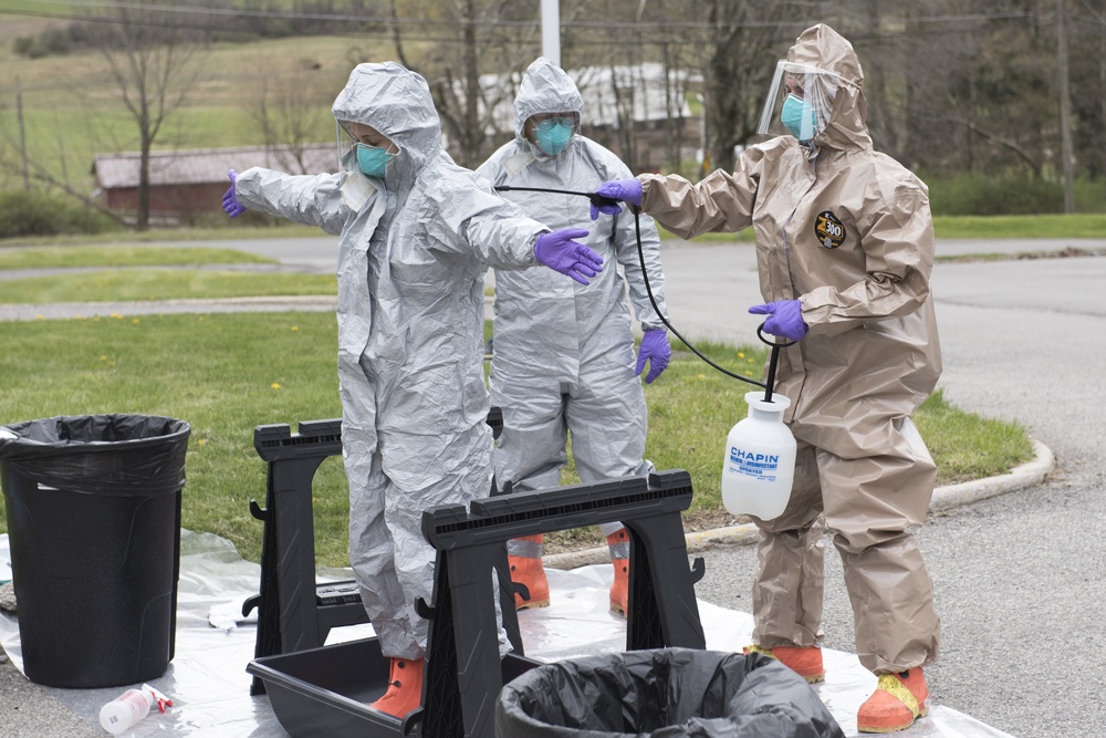 W.Va. Guard tests hospital staff