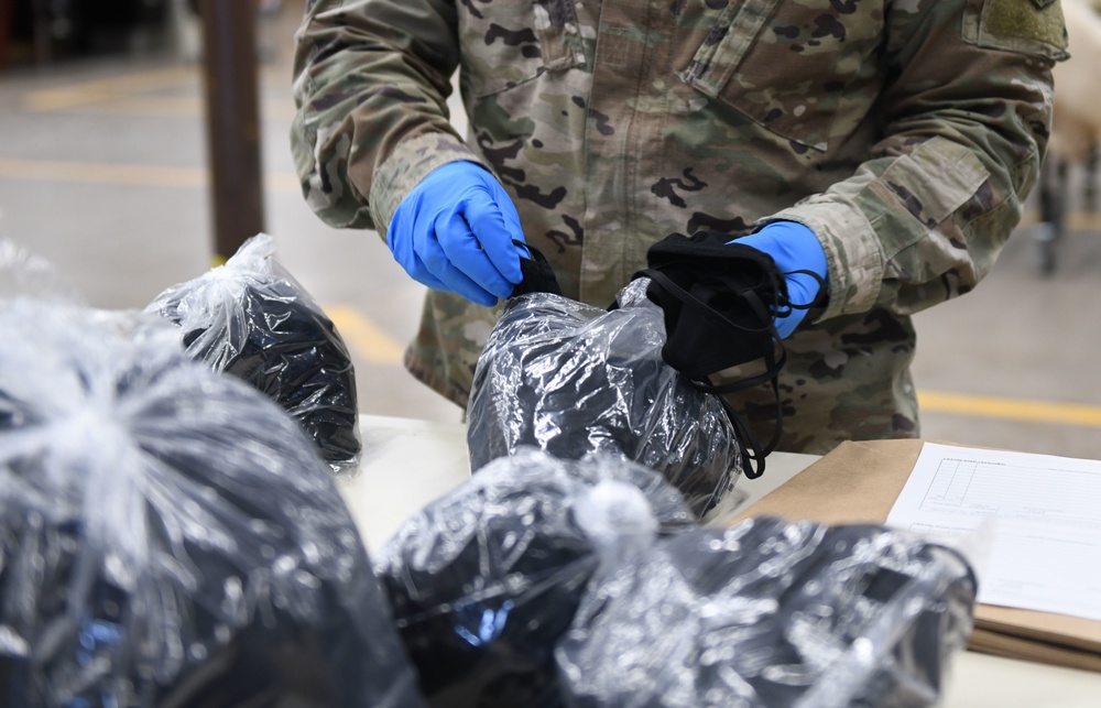 Ellsworth receives masks, distributes to work centers