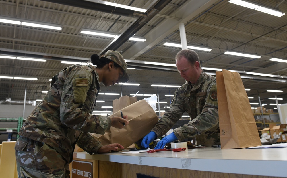 Ellsworth receives masks, distributes to work centers