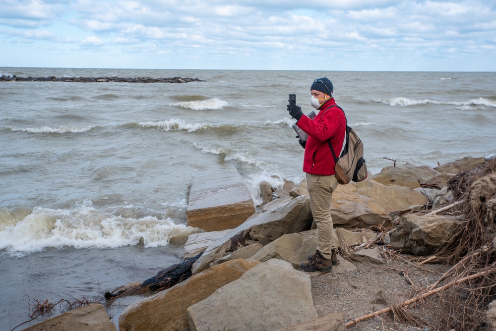 Buffalo District conducts 2020 Presque Isle beach walk