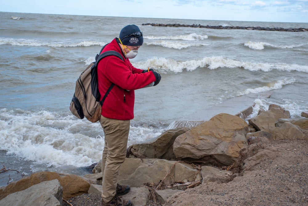 Buffalo District conducts 2020 Presque Isle beach walk