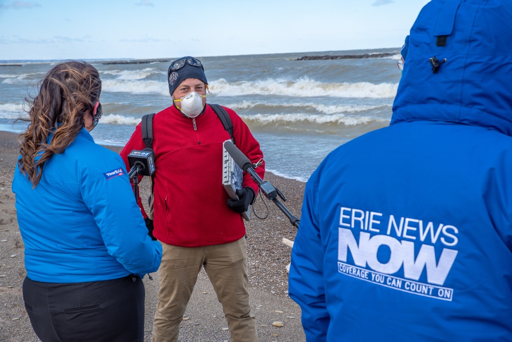 Buffalo District conducts 2020 Presque Isle beach walk