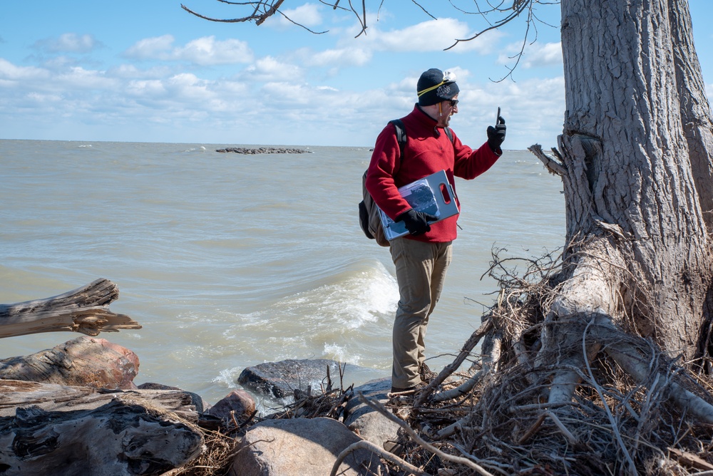 Buffalo District conducts 2020 Presque Isle beach walk