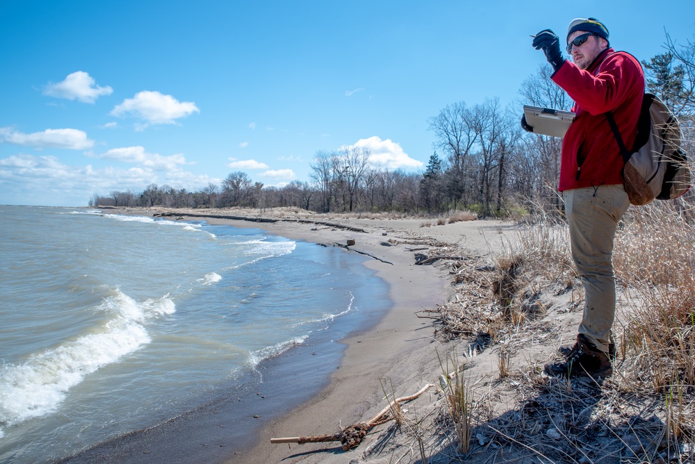 Buffalo District conducts 2020 Presque Isle beach walk