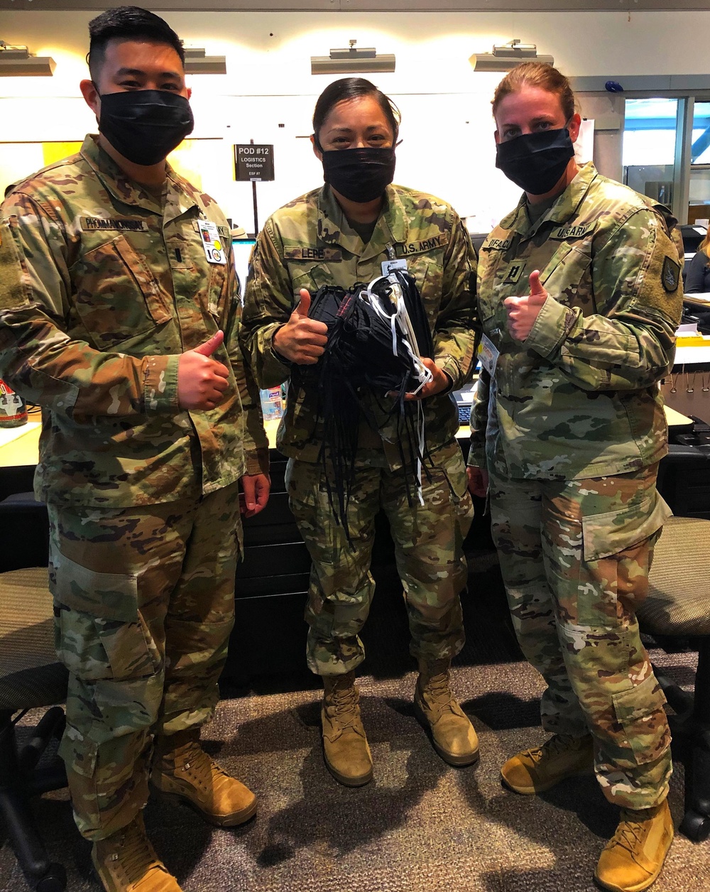 Donated masks help Guard members complete their COVID-19 missions