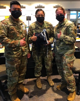 Donated masks help Guard members complete their COVID-19 missions