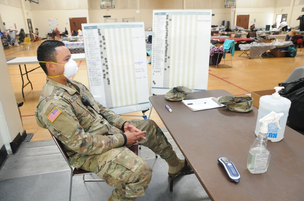 315th assists shelter in Long Beach, California during COVID-19 pandemic