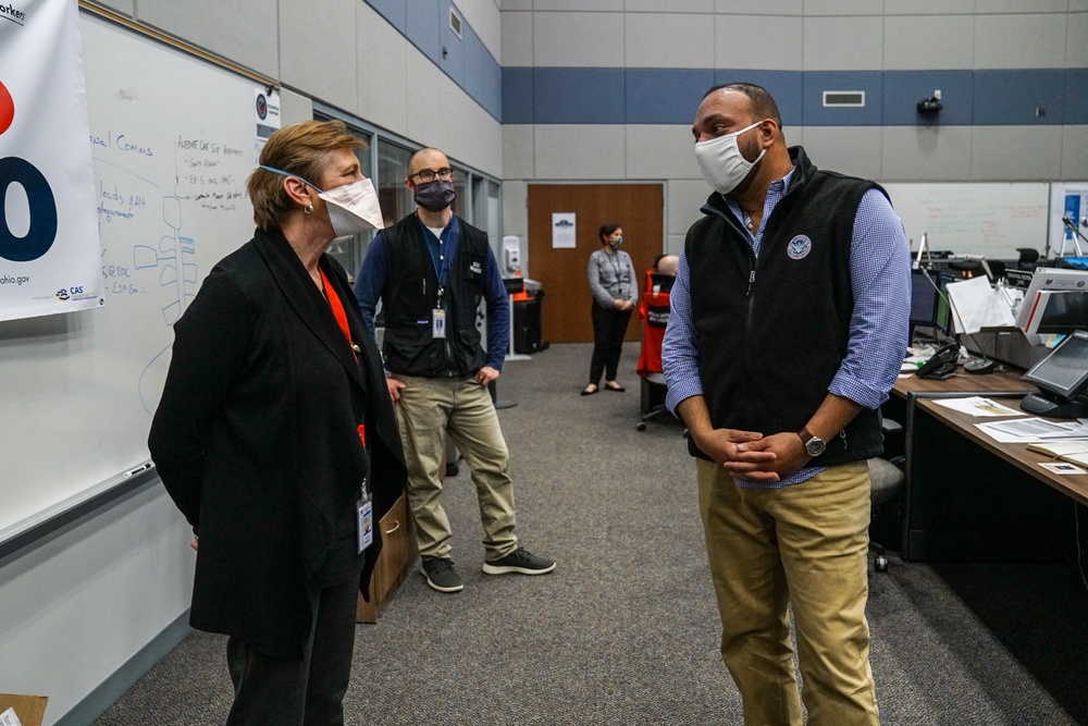 FEMA Visits Ohio’s Emergency Operations Center during COVID-19